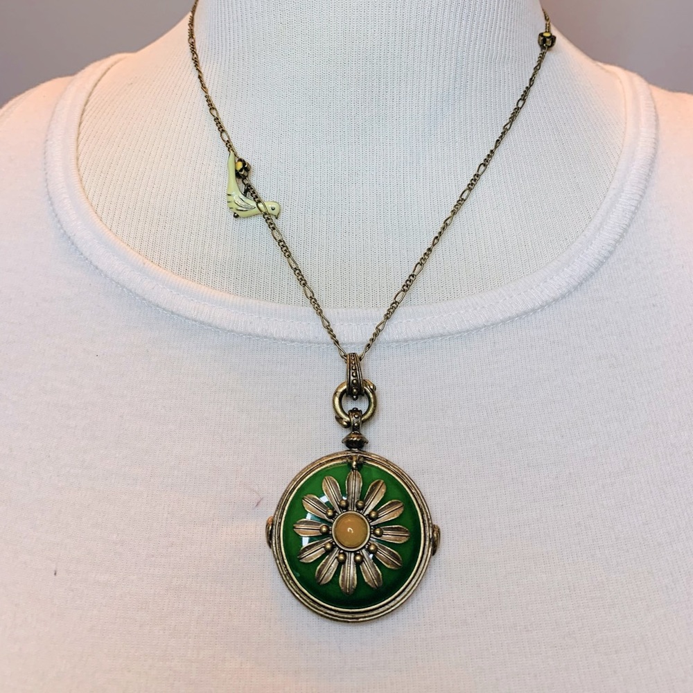 Green Lucky Brand Necklace